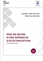 Ademe_Lignes directrices pour la mise en oeuvre d'une démarche d'écoconception
