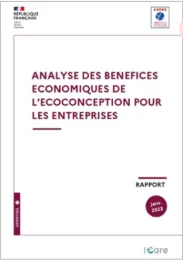 Ademe_Analyse des bénéfices économiques de l'écoconception pour les entreprises